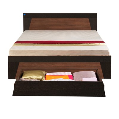 Artsy Queen Drawer Bed Wenge